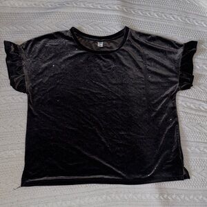 Old Navy Charcoal Sparkle Top